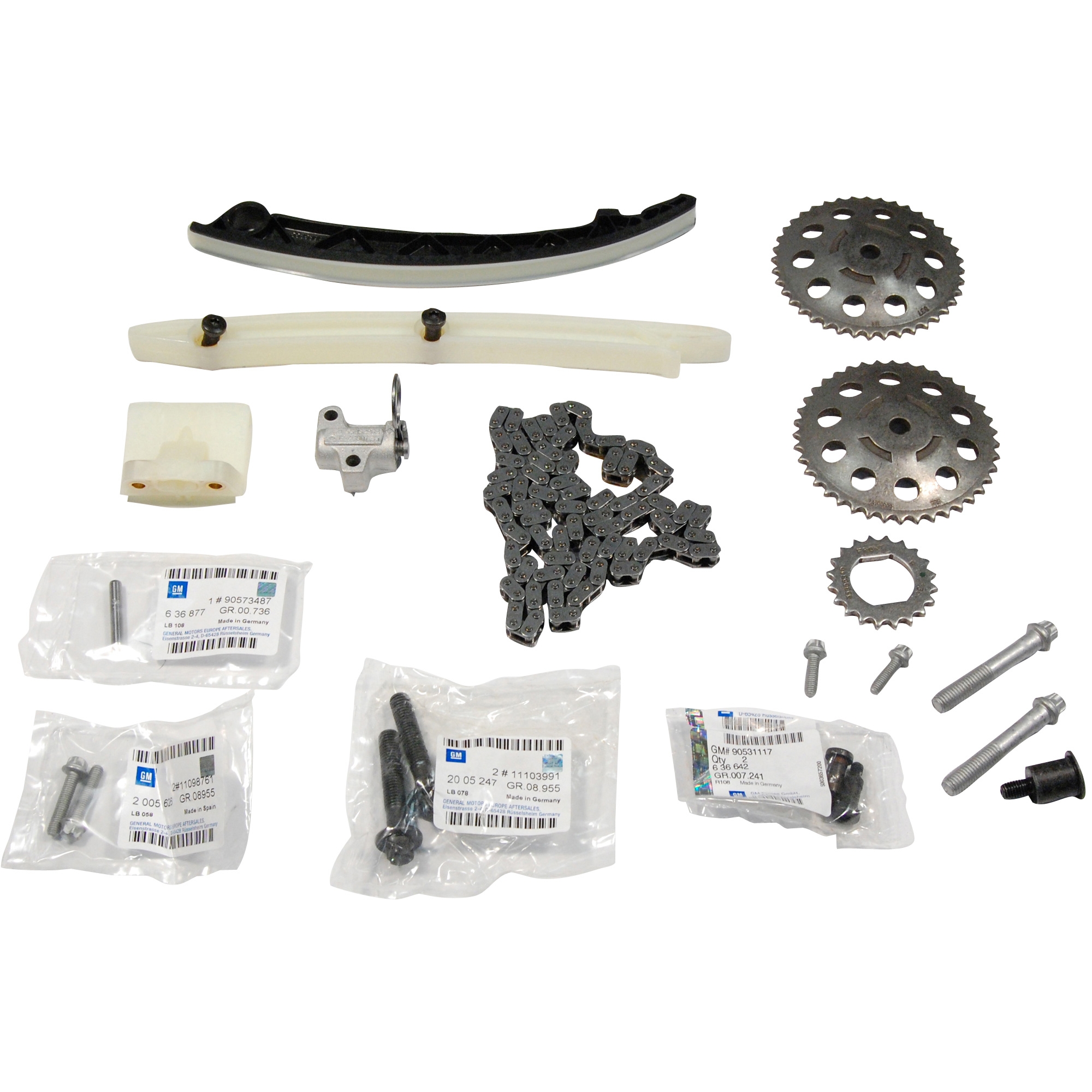 Piese Auto Opel Kit distributie lant Opel Meriva, Corsa C, Tigra B, Astra G, Astra H, Agila A GM Revizie Masina